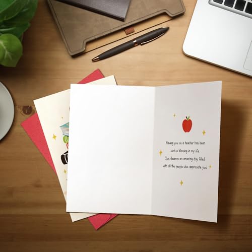 Ogeby Teacher Appreciation Card - Funny Thank You Card for Teachers