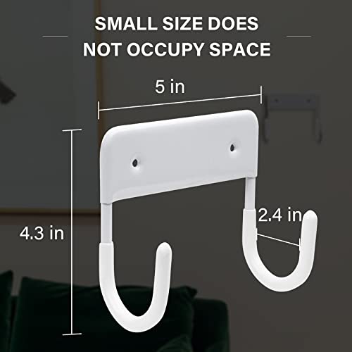 Alpinista White Ironing Board Hanger - Wall Mount for Laundry Rooms