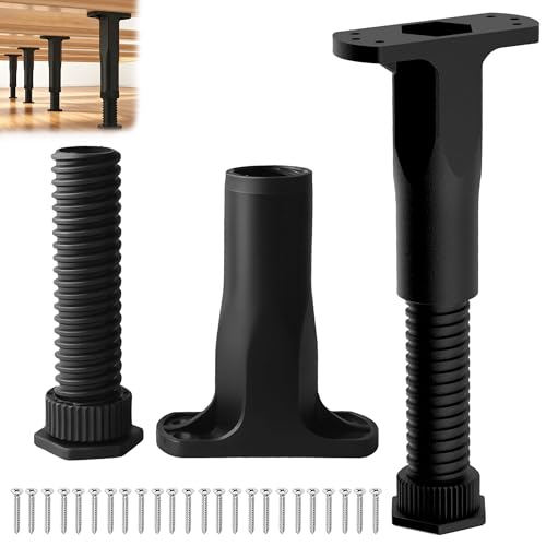 2 Pack Adjustable Bed Support Legs (5.1" - 8.6") for Heavy Mattress