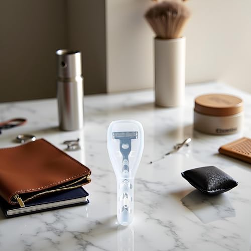 Portable Travel Razor Cover Case Transparent Shaver Protector Organizer