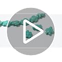 Turquoise Starfish Beads Set for DIY Jewelry Making - 70 Pcs