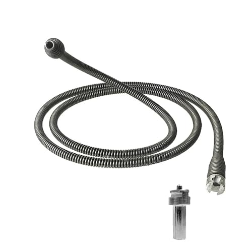1.5M Flexible Plumbing Drain Auger Snake with Drill Attachment