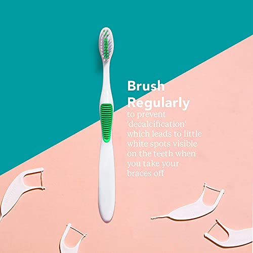 Platypus Orthodontic Toothbrush for Braces with Soft Bristles