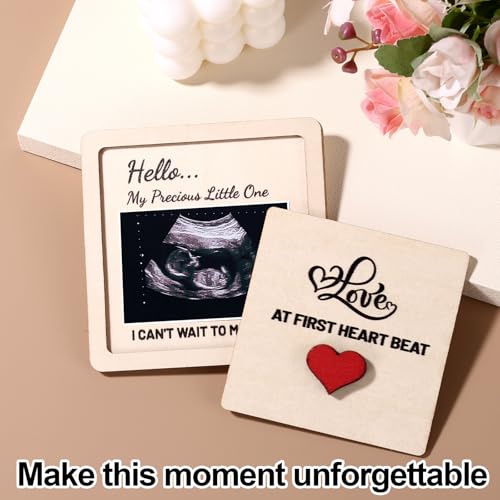 Wooden Pregnancy Announcement Box for Grandparents & Friends