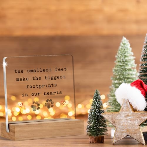 Pet Loss Sympathy Gift - 4x4 Inch Acrylic Desk Decor