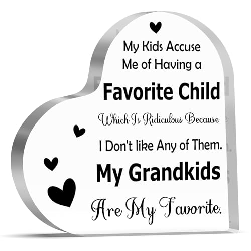 Grandparents Acrylic Sign Plaque - Thoughtful Gift for Grandma & Grandpa