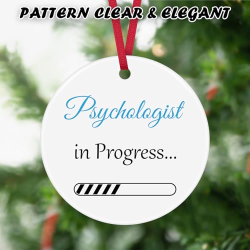 Psychologist in Progress Ceramic Ornament – Graduation Gift
