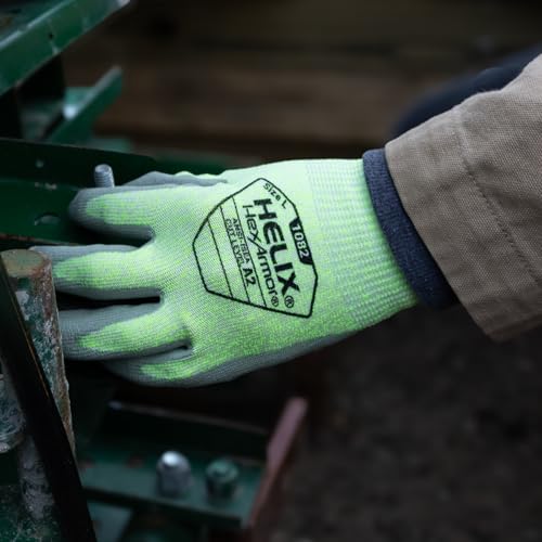 HexArmor Helix 1082 Cut-Resistant Hi-Vis Safety Gloves