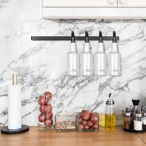 Harhana 14-Inch Slim Stainless Steel Spray Bottle Holder