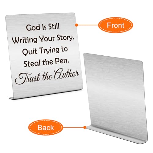 Inspirational Bible Verse Decor Plaque - Christian Gifts for All