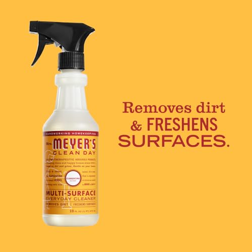 Mrs. Meyer's Clean Day Multi-Surface Cleaner, Clementine, 16 Fl Oz (Pack of 2)