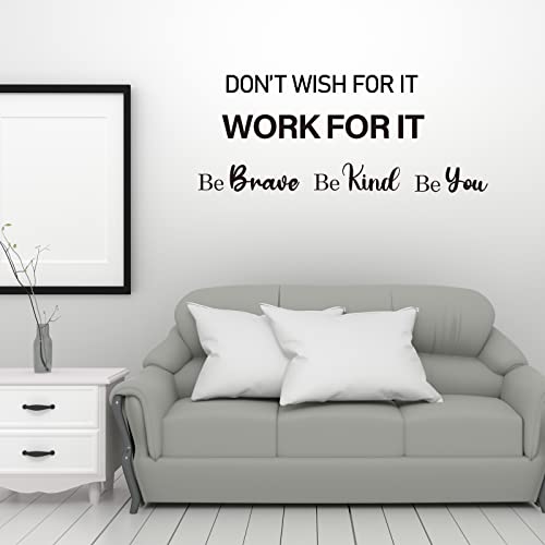 10 PCS Inspirational Wall Stickers - Motivational Quote Decals for Home & Office