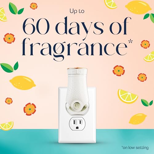 Glade PlugIns Refills Air Freshener, Lemon Zest & Poppy - 1.34 Fl Oz (2 Count)
