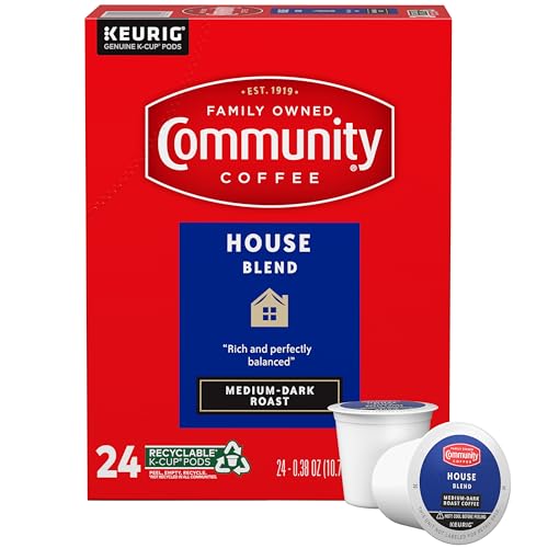 Community Coffee House Blend Medium-Dark Roast Pods, 24 Count
