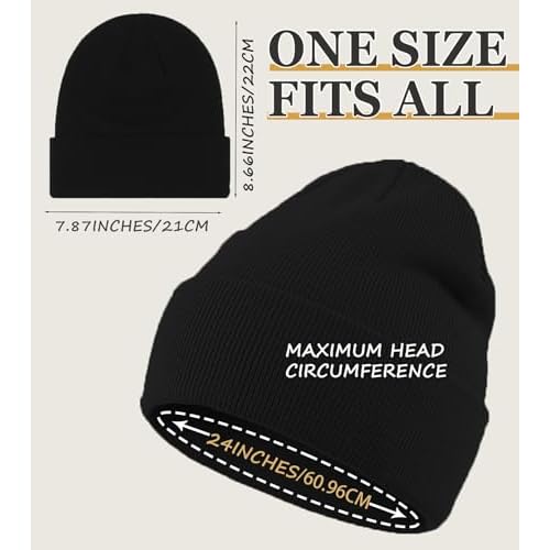 100% Cotton Beanies for Men Women Cotton Hats Soft Warm Unisex Cuffed Plain Skull Hat Autumn Winter Slouchy Knitted Cap