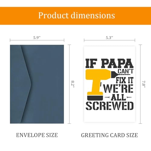Funny Drill Theme Father's Day Card for Dad & Grandpa