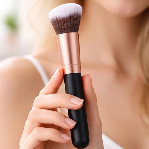 WILL OAK 16-Piece Professional Makeup Brush Set with Soft Synthetic Bristles