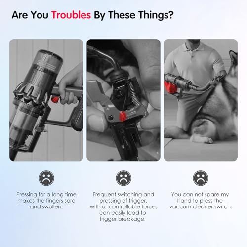 Dyson V10 V11 V15 Trigger Lock - Ergonomic Replacement Part