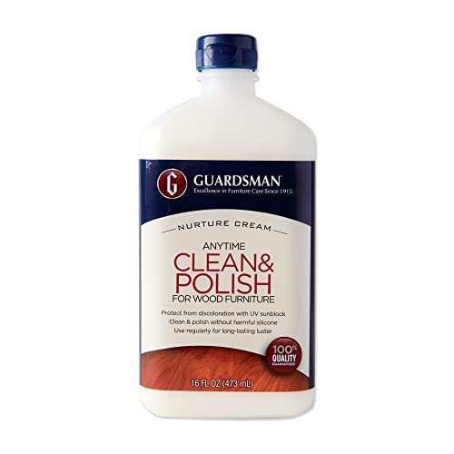 Guardsman Wood Furniture Clean & Polish Cream, 16.9 oz - Silicone Free