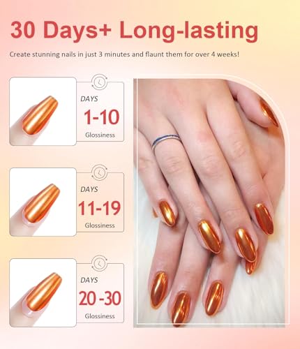 BISHENGYF 3D Nail Sculpting Gel Kit with Chrome Powder - 15g