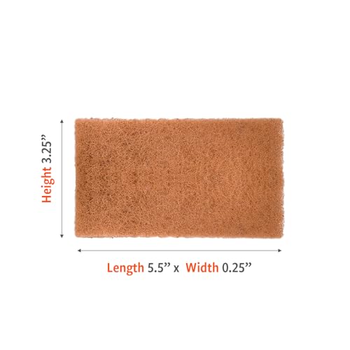 Full Circle Walnut Scour Pads, 3-Pack - Non-Scratch & Eco-Friendly Dish Scrubbers