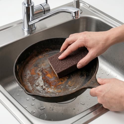 4 Pack Heavy Duty Magic Cleaning Sponges for Tough Stain Removal