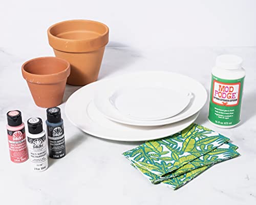 Mod Podge 8-Ounce Waterbase Sealer, Glue & Clear Finish for Outdoor Use