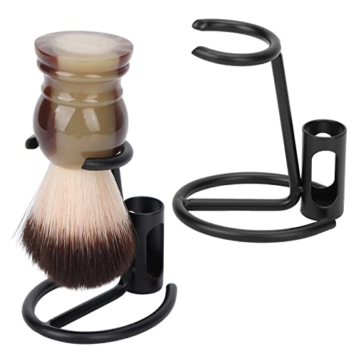 ZJchao Matte Black Non-Slip Shaving Brush and Razor Holder Stand