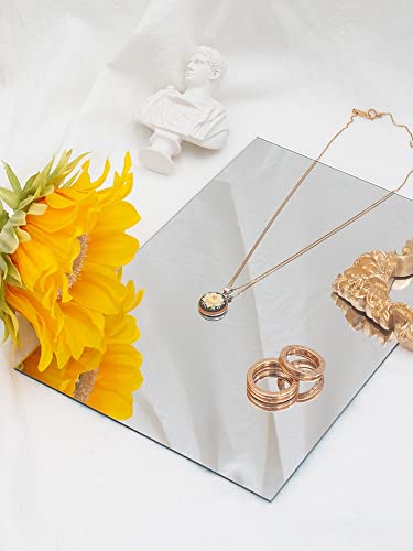 4x6 Acrylic Mirror Tiles - 10 Pack Self-Adhesive Wall Decor