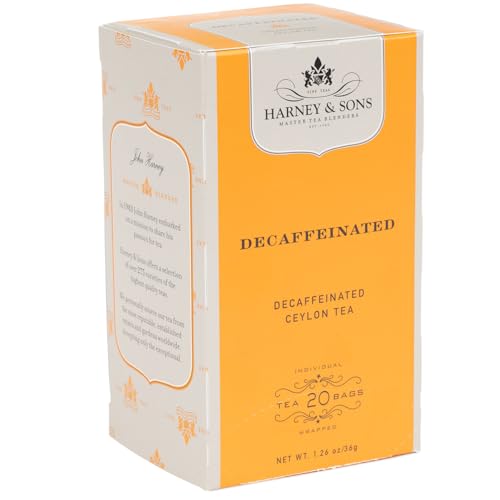 Harney & Sons Decaffeinated Ceylon Black Tea - 20 Tea Bags