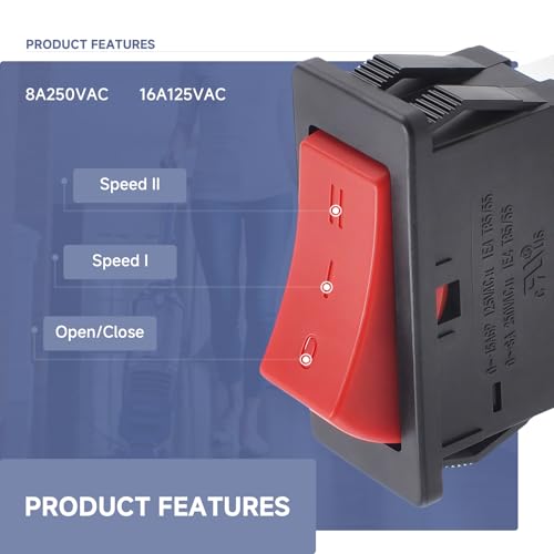 Replacement Vacuum Power Switch for Shark Navigator Lift-Away Models