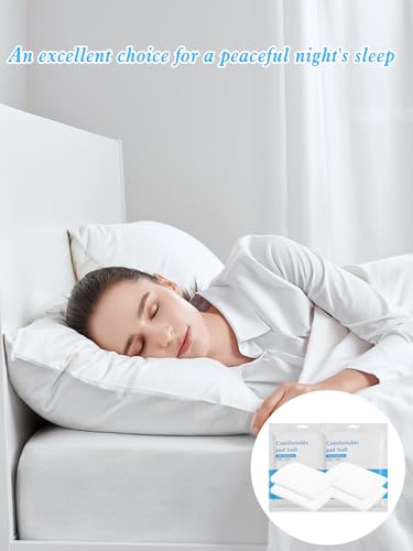 10-Pack Disposable Pillow Cases - Soft SMS Nonwoven Covers 20x31