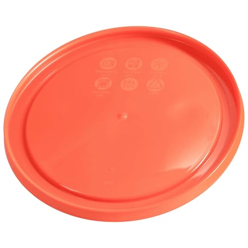 Pyrex 7201-PC Pumpkin Orange Food Storage Lids (3-Pack) - 4-Cup