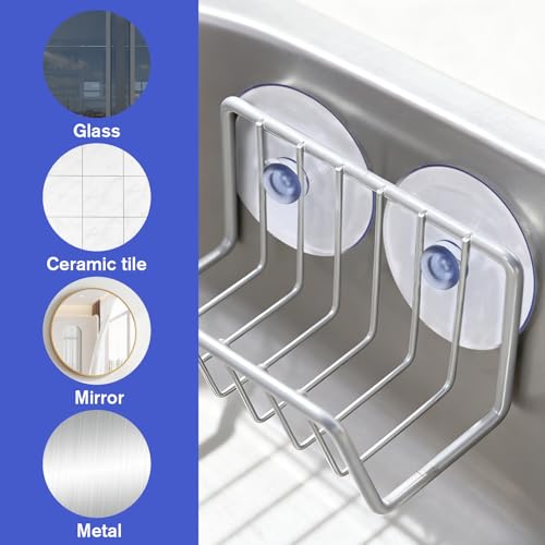 Suction Cup Sponge Holder Replacement Set - 8 Pcs, 2 & 2.5 Inch