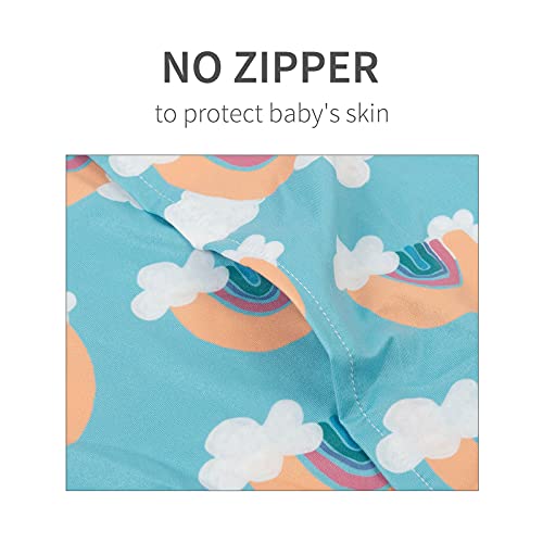 ALVABABY Toddler Pillowcases 2-Pack, Soft Stretchy Covers for 13x18 & 12x16 Pillows