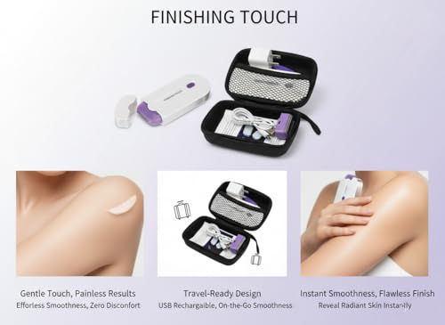 Black Hard Carrying Case for Finishing Touch Hair Remover and Epilators