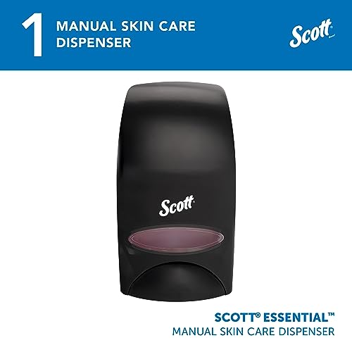 Scott Professional High-Capacity Manual Skin Care Dispenser - Black