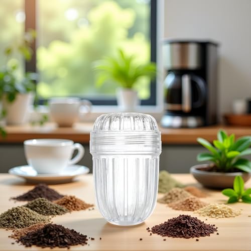 Tustao Clear Plastic Tea Infuser Ball Strainer - Single Serve
