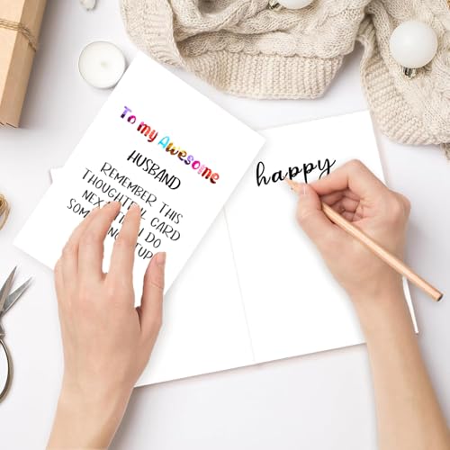 Funny Husband Birthday Card - Hilarious Anniversary & Father's Day Card