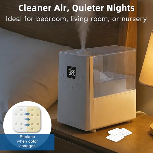 60-Pack Mineral Absorption Pads for Levoit LV600S & LV600HH Humidifiers