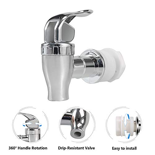 VitaLifePower Silver Replacement Spigot for Beverage Dispenser