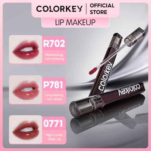 COLORKEY Air Lip Glaze Gloss B708 - Lightweight Hydrating Lip Tint