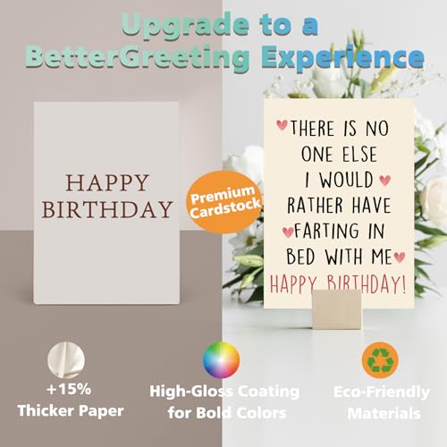 Soupklop SK-0008 Funny Birthday Card for Husband, Wife, Boyfriend, Girlfriend