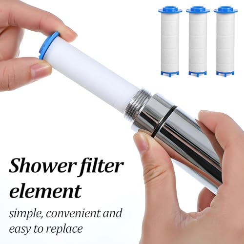10PCS Universal Shower Head Filter Replacement Cartridges, PP Cotton