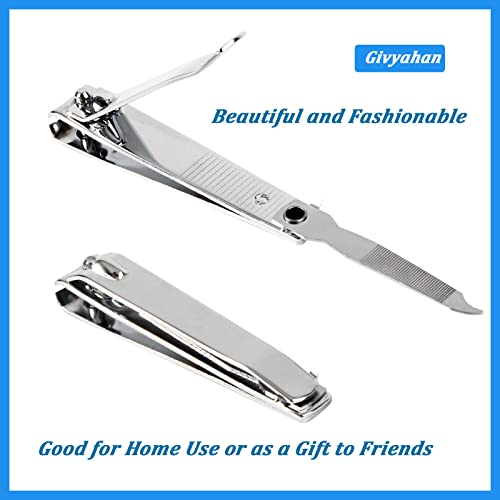 Givyahan Stainless Steel Nail Clippers Set Professional Manicure Pedicure Kit