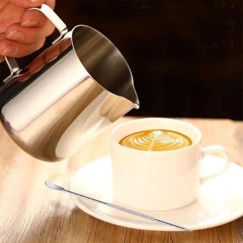 12oz Stainless Steel Milk Frother Pitcher for Latte Art