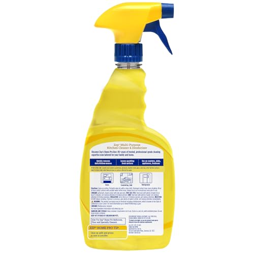 Zep Home Pro Multi-Purpose Kitchen Cleaner & Deodorizer 32 Fl Oz Pack of 12