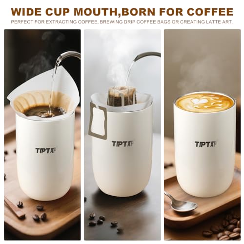TIPTAP 12oz Stainless Steel Vacuum Insulated Coffee Tumbler