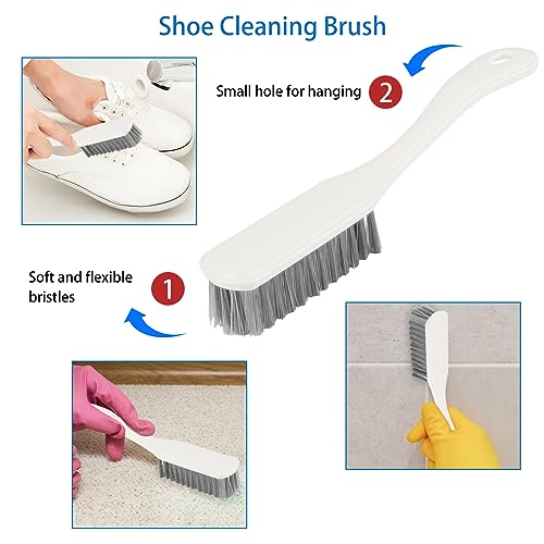 Runloon 6-Piece Multipurpose Household Cleaning Brush Set for Deep Scrubbing