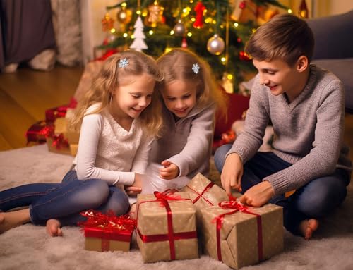 Penta Angel Snowflake Hair Clips - 6 Pcs Sparkly Rhinestone Pearl Hairpins